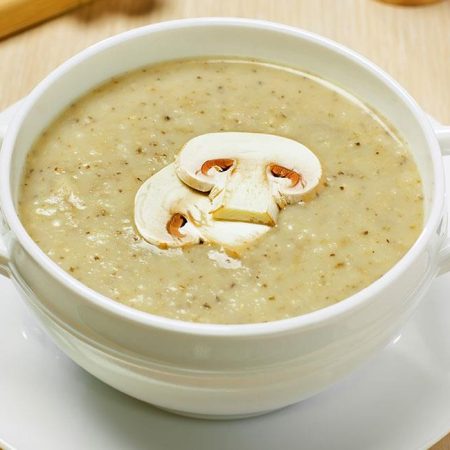 Crema de champiñones